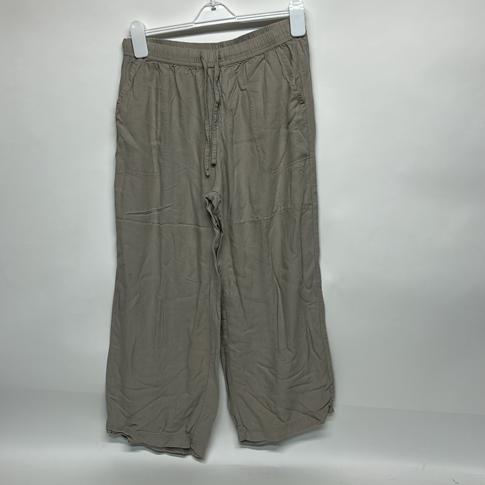 Splendid Gray wide leg  with Elastic Waistband